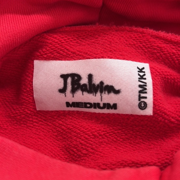 J Balvin Colores Rojo Hoodie Size Medium TM/KK - Picture 7 of 7